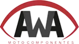 Logotipo da marca AWA Motos